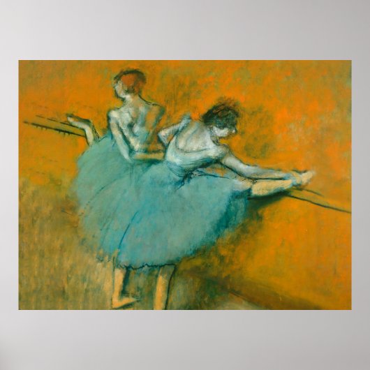エドガー・ドガ バレエの踊り子 の絵画アート ポスター (正面)