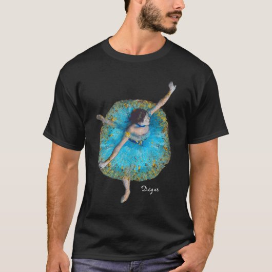 エドガー・ドガ 揺れるダンサー バレエ Tシャツ (正面)
