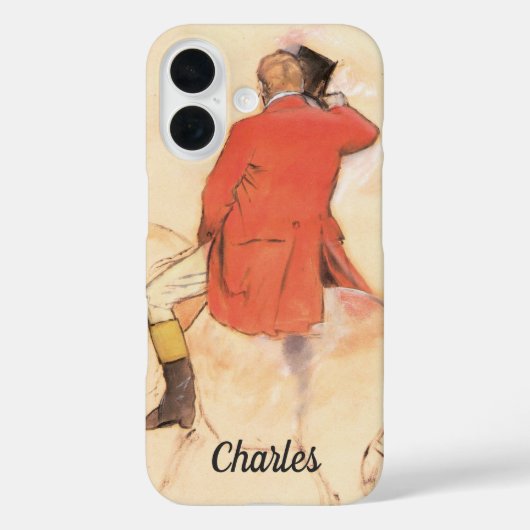 エドガー・ドガ「赤いコートの騎手」 Case-Mate iPhoneケース (裏面)