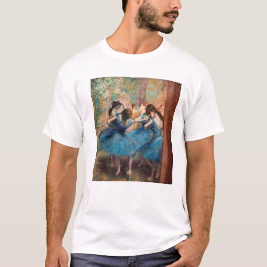 エドガー・ドガ - 青いドレスの踊り子 Tシャツ (正面)