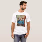 エドガー・ドガ - 青いドレスの踊り子 Tシャツ (正面フル)