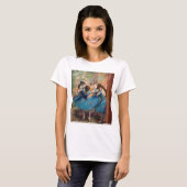 エドガー・ドガ - 青いドレスの踊り子 Tシャツ (正面フル)