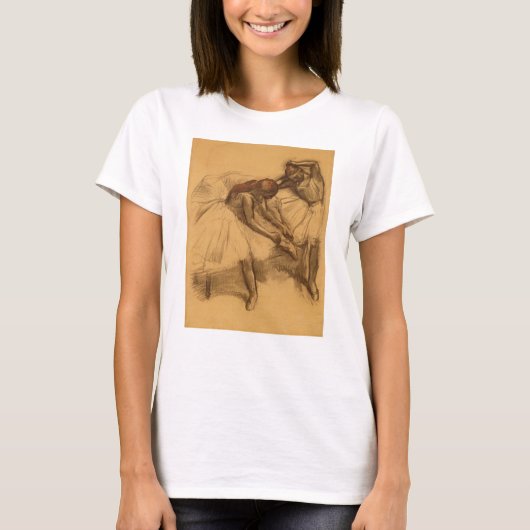 エドガー・ドガ| 2人のダンサー Tシャツ (正面)