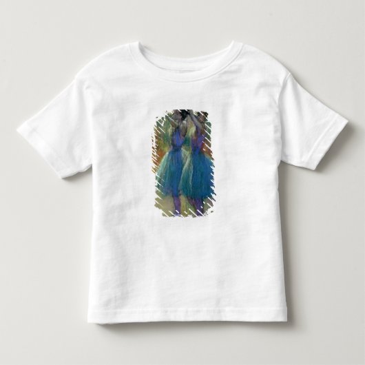 エドガー・ドガ| 2人の青いダンサー トドラーTシャツ (正面)
