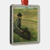 エドガー・ドガ| Eugene Manet メタルオーナメント (右)