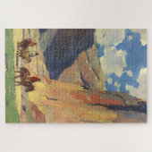 エドガー・ペイン著「IndiansThrough Canyon de Chelly」 ジグソーパズル (横)