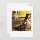 エドガーDegas #152-2 -ファインアート葉書 ポストカード (正面/裏面)