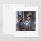 エドガーDegas #1 -ファインアート葉書 ポストカード (正面/裏面)