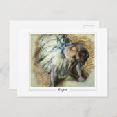 エドガーDegas #20-2 -ファインアート葉書 ポストカード (正面/裏面)