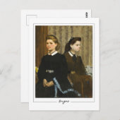 エドガーDegas #25-2 -ファインアート葉書 ポストカード (正面/裏面)