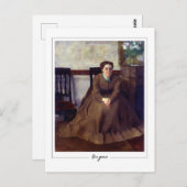 エドガーDegas #29-2 -ファインアート葉書 ポストカード (正面/裏面)