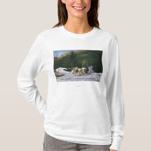 エドクラークのエスキモー犬牧場、Dogsledding Tシャツ