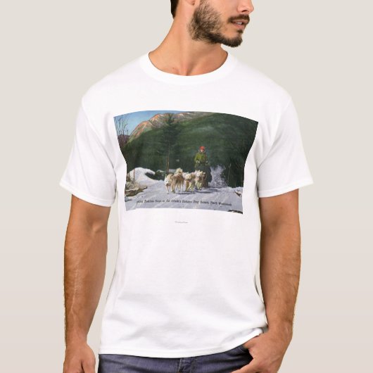 エドクラークのエスキモー犬牧場、Dogsledding Tシャツ (正面)