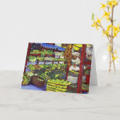 エドディのマーケットハンガリーのグリーティングカード カード (黄色い花)