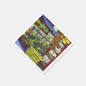 エドディの市場（ハンガリー） スタンダードカクテルナプキン (角)