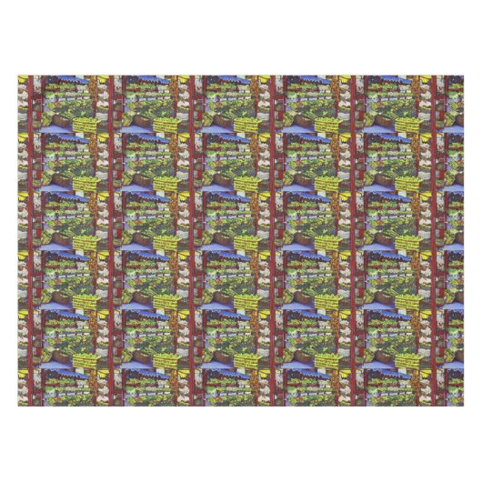 エドディの市場(ハンガリー) テーブルクロス (正面(横))