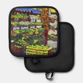 エドディの市場（ハンガリー） 鍋敷き (正面/裏面)