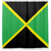 エドディ・モンテのジャマイカ国旗のシャワーカーテンで シャワーカーテン (正面)