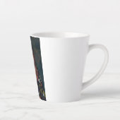 エドナ吹のピンク色のバブルガム カフェラテマグ (右)