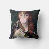 エドナ吹のピンク色のバブルガム クッション (裏面)