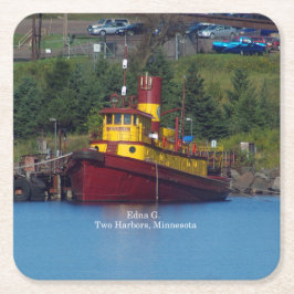 エドナG.紙コースター スクエアペーパーコースター