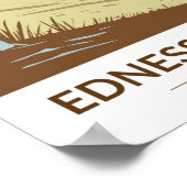 エドネスKウィルキンス州パークワイオミングヴィンテージ ポスター (角)