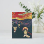 エドバクラシックード絵画ムンチの不安(1894年) ポストカード (スタンド正面)