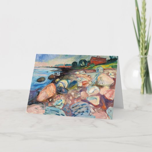 エドバルドムンチショアウィズレッドハウス カード (正面)