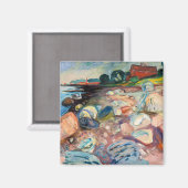 エドバルドムンチショアウィズレッドハウス マグネット (正面/裏面)