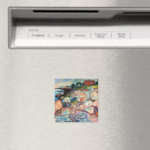 エドバルドムンチショアウィズレッドハウス マグネット (インサイチュ (食洗機))