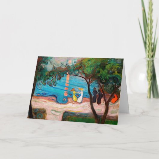 エドバルドムンチダンスオンザビーチ カード (正面)