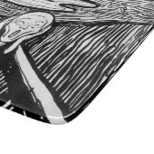 エドバードムンク – ザスクリームリトグラフ カッティングボード (角)