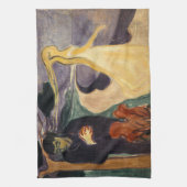 エドバードムンク – 分離 キッチンタオル (縦)