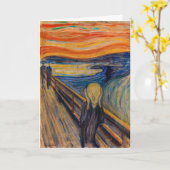 エドバードムンク – 悲鳴1893 カード (黄色い花)