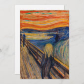 エドバードムンク – 悲鳴1893 サンキューカード (正面/裏面)