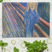 エドバードムンク – 悲鳴1895 キッチンタオル (折り畳み)