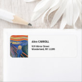 エドバードムンク – 悲鳴1895 ラベル (インサイチュ)