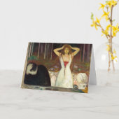 エドバードムンク – 灰 カード (黄色い花)