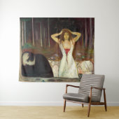 エドバードムンク – 灰 タペストリー (インサイチュ(横))