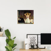 エドバードムンク – 灰 ポスター (ホームオフィス)