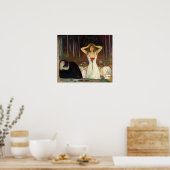 エドバードムンク – 灰 ポスター (キッチン)