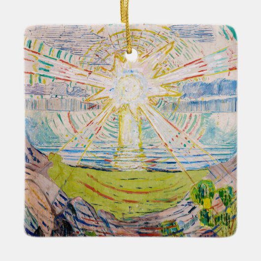 エドバードムンク – The Sun 1910 セラミックオーナメント (正面)