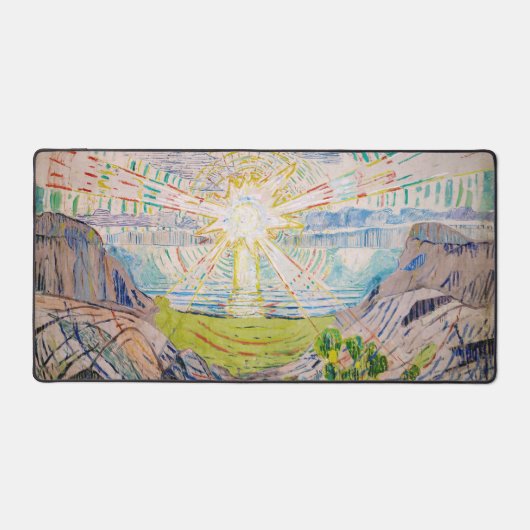 エドバードムンク – The Sun 1910 デスクマット (正面)