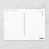 エドバードムンク – The Sun 1910 ポストカード (裏面)