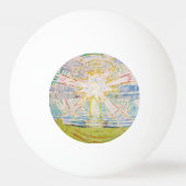 エドバードムンク – The Sun 1910 卓球ボール (裏面)