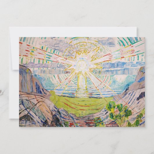 エドバードムンク – The Sun 1910 招待状 (正面)