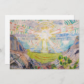 エドバードムンク – The Sun 1910 招待状 (正面/裏面)