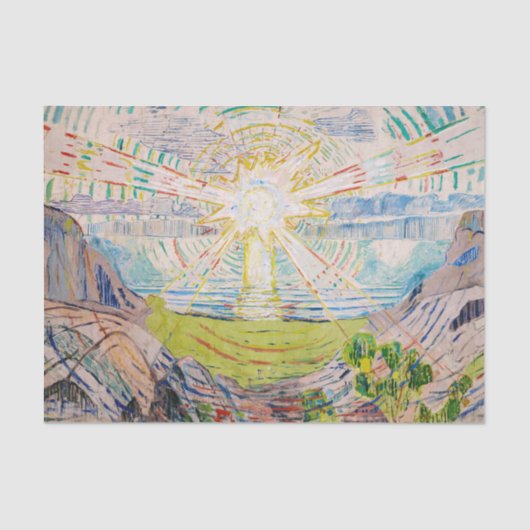 エドバードムンク – The Sun 1910 薄葉紙 (正面)