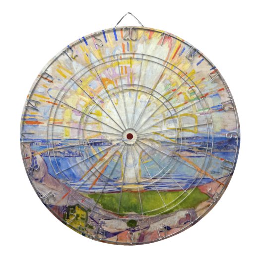 エドバードムンク – The Sun 1911 ダーツボード (正面)