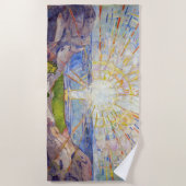 エドバードムンク – The Sun 1911 ビーチタオル (正面)